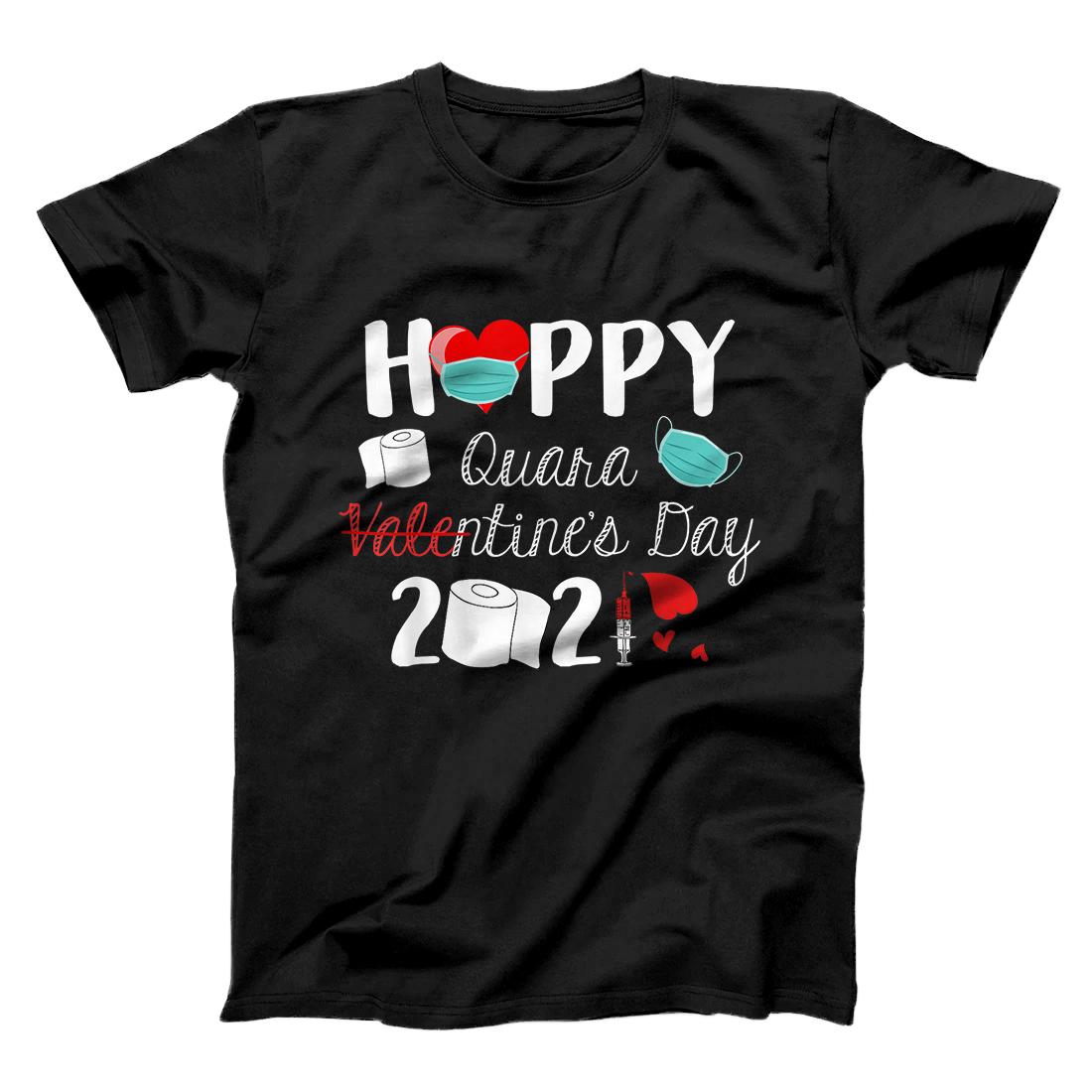 Happy Valentine's Day 2021 Funny Quarantine Valentine Gift T-Shirt