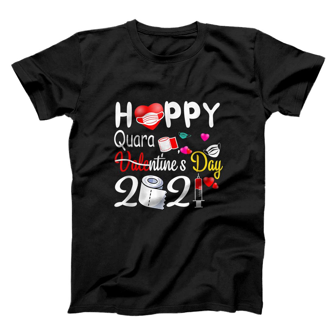 Happy Valentine's Day 2021 Funny Valentine Quarantine T-Shirt