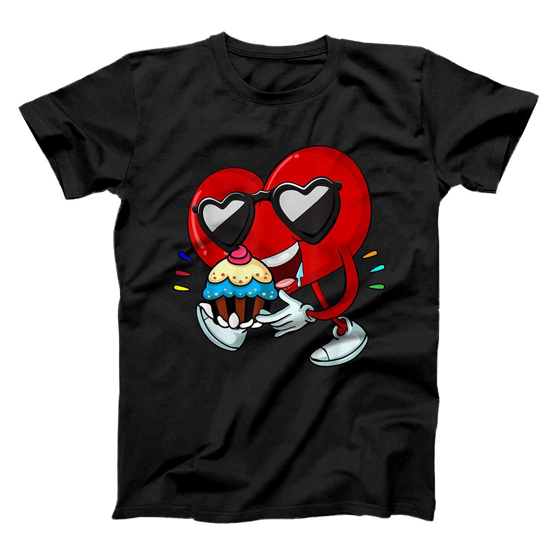 Valentines Day Boys. Boy Valentine Day Shirt Cupcake Foodie T-Shirt