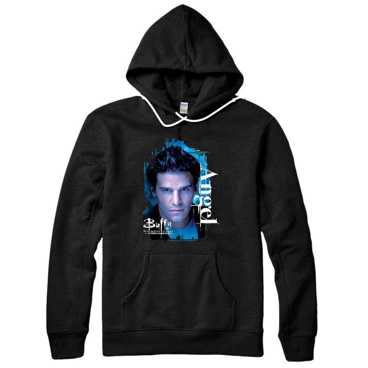 Personalized Buffy The Vampire Slayer Angel Portrait Pullover Hoodie