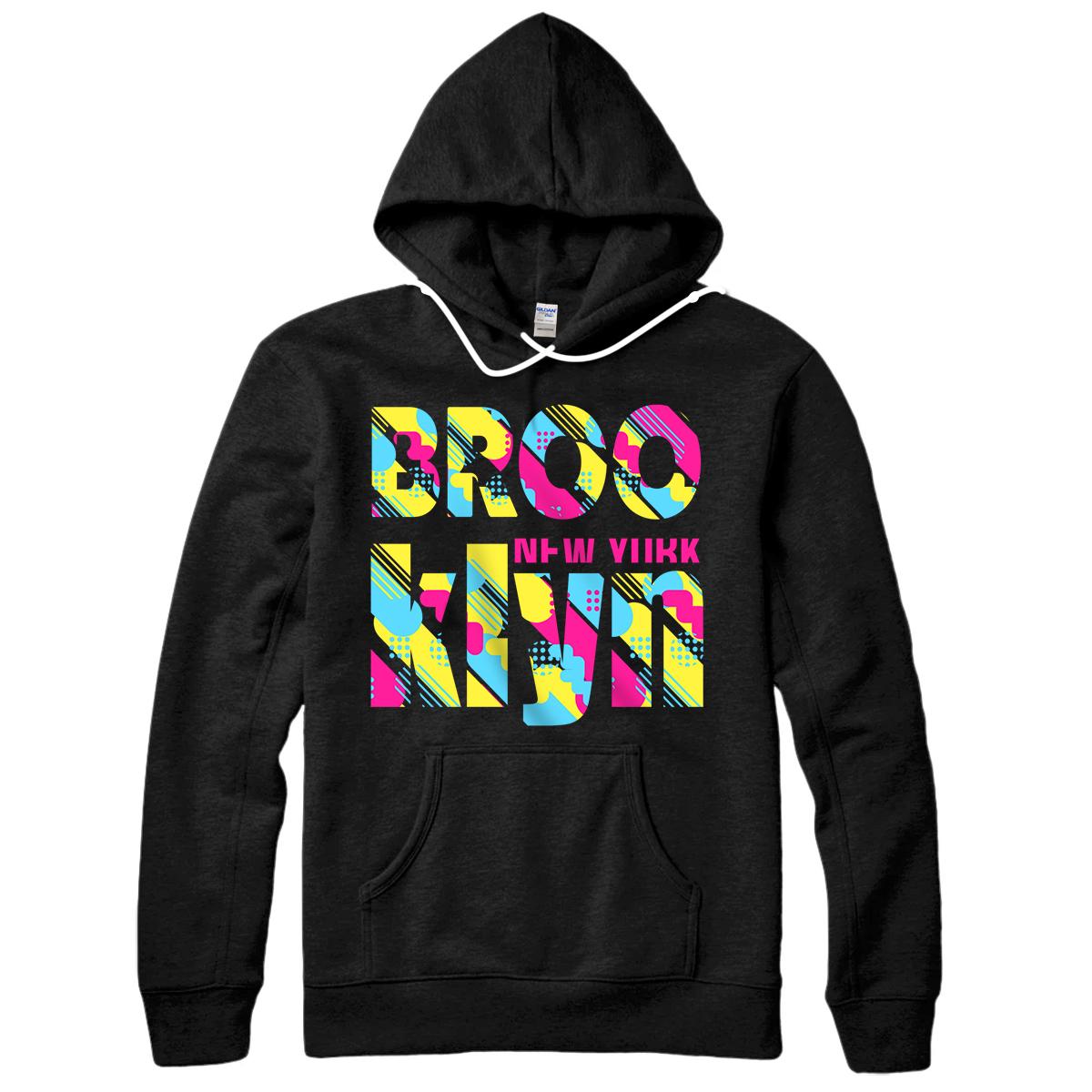 Personalized Colorful Brooklyn New York T shirt, Brooklyn New York City Pullover Hoodie
