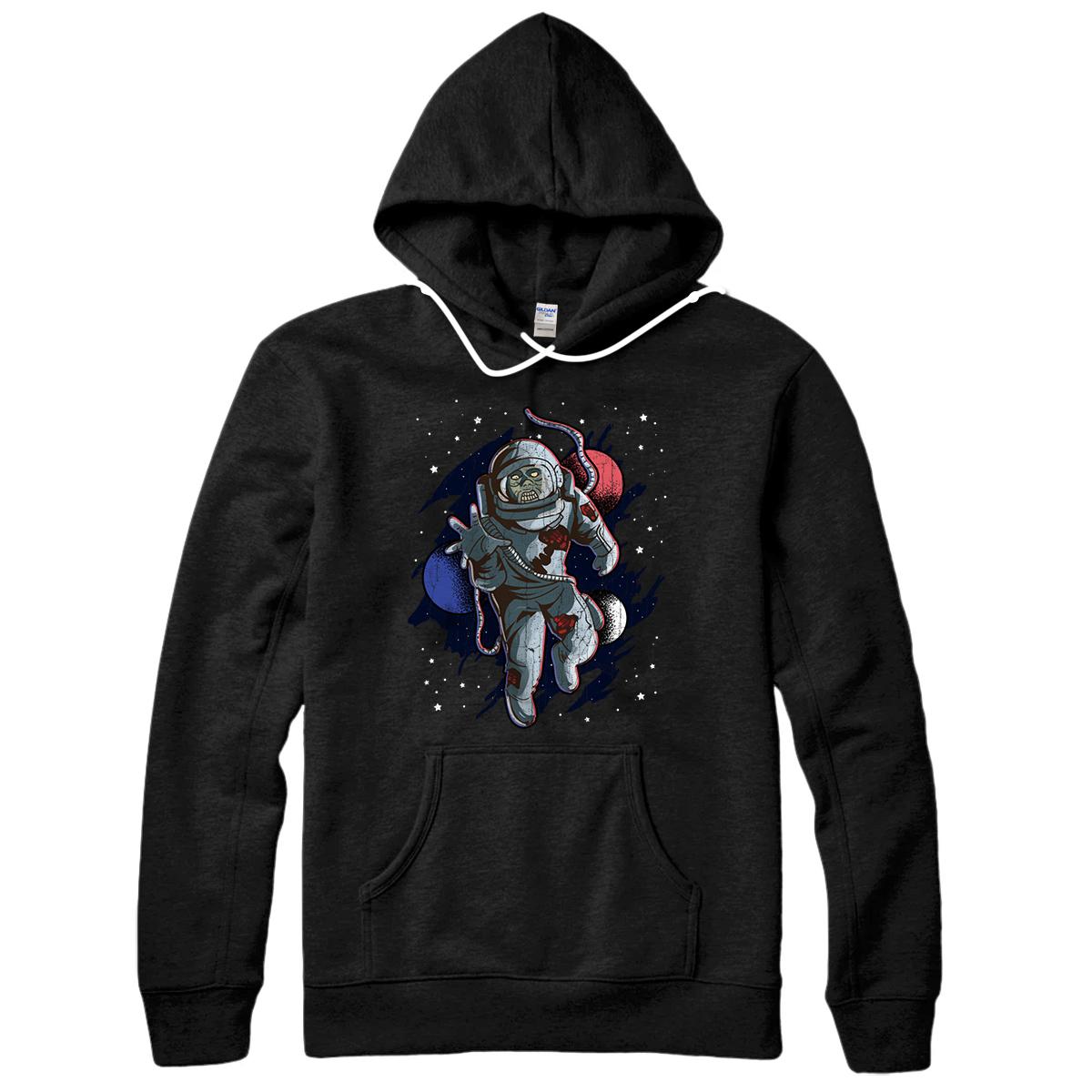 Personalized Zombie Astronaut Outer Space Dead Corpse Pullover Hoodie