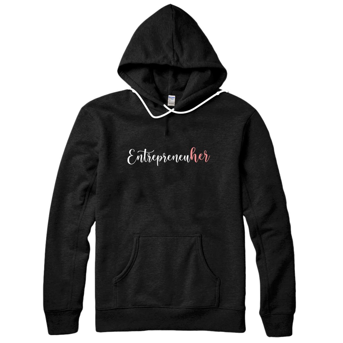 Personalized Entrepreneur Girl Women Gift for Female CEO Pullover Hoodie