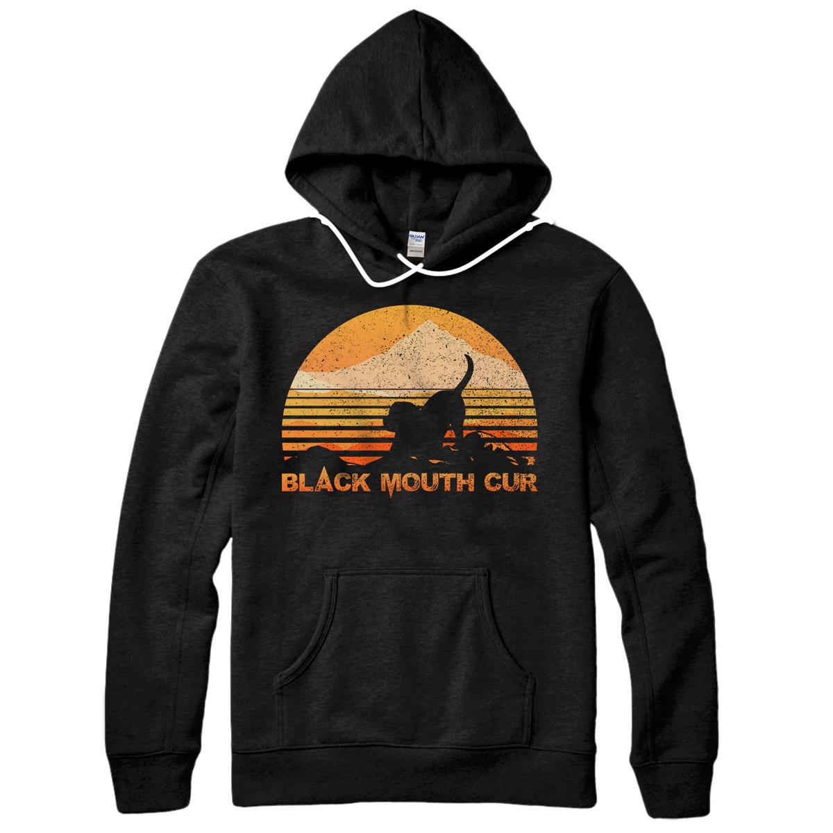 Personalized BLACK MOUTH CUR Funny Hoodie, Vintage Retro Pullover Hoodie