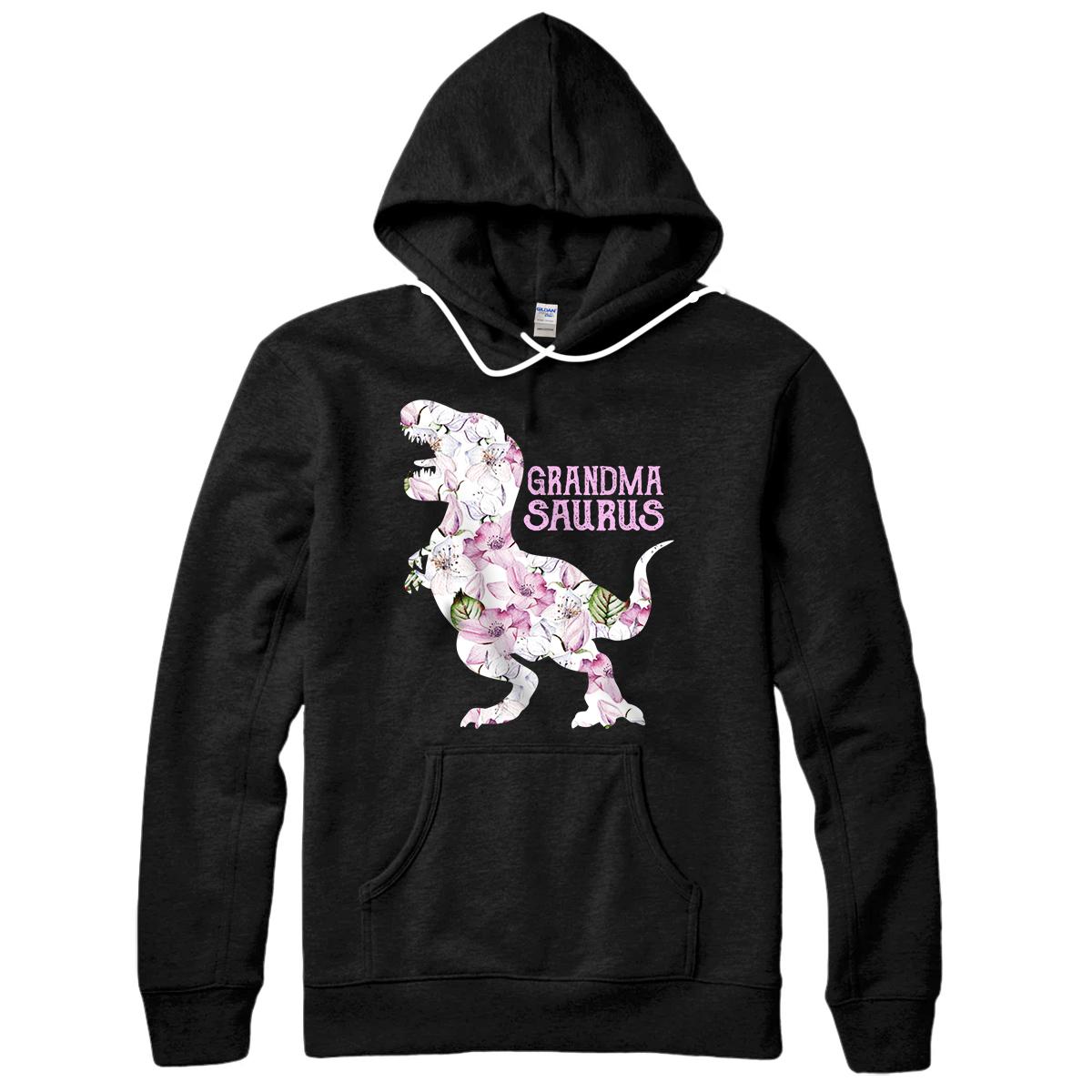 Grandmasaurus Nana Dinosaur Mothers Day Grandma Saurus Gift Pullover Hoodie