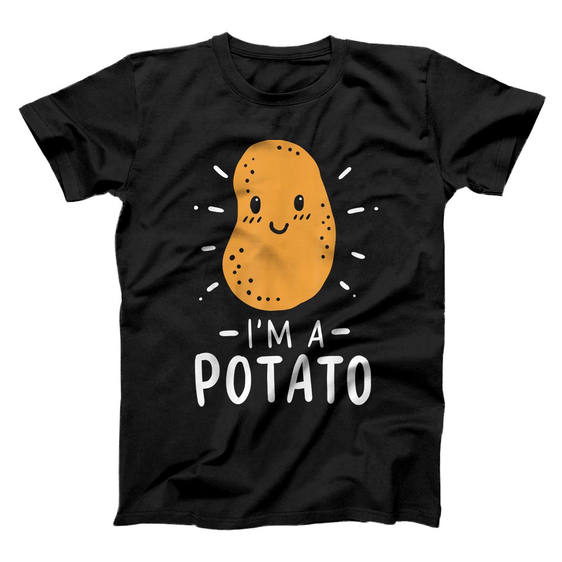 Personalized Potato Lazy Costume Halloween Vegan Kawaii T-Shirt