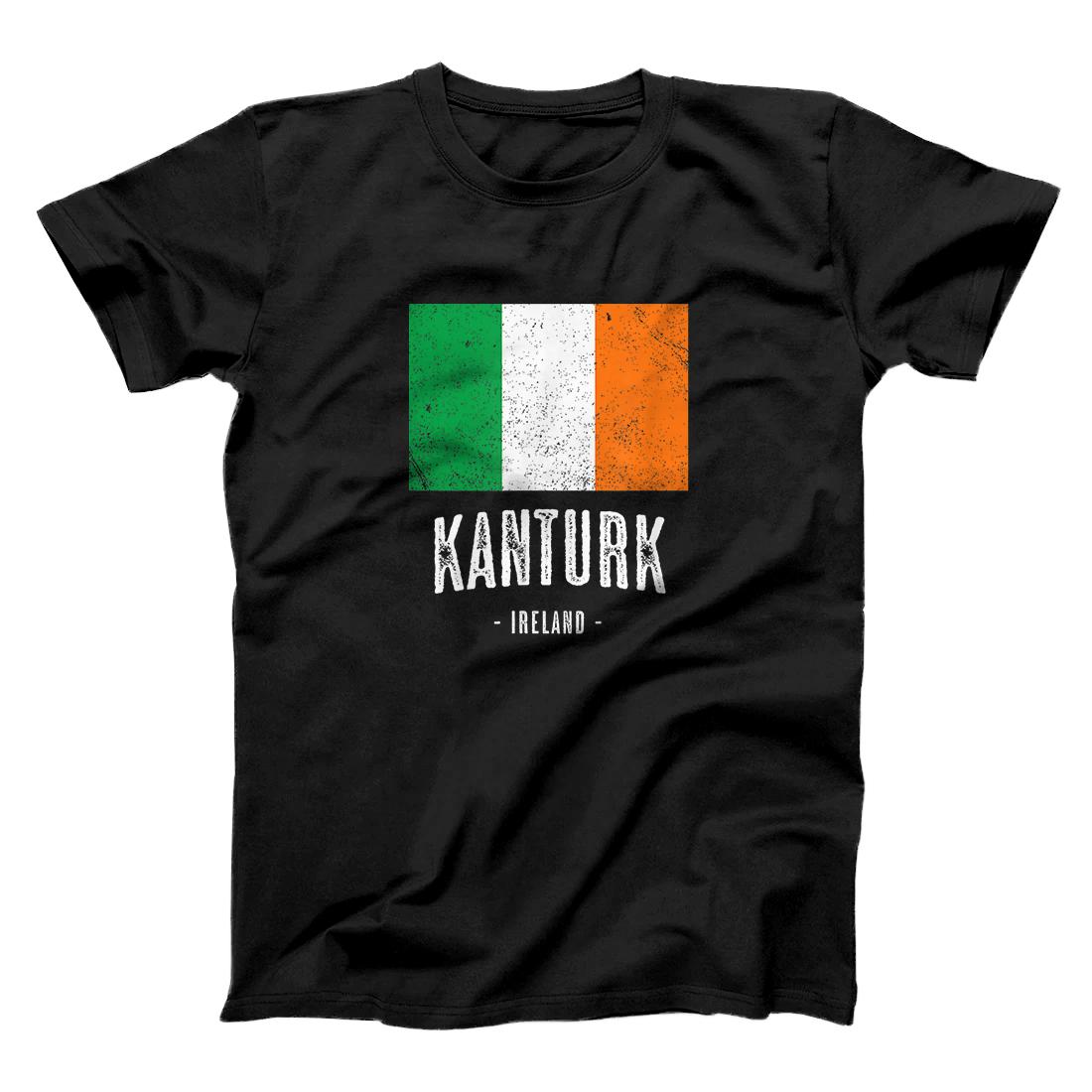 Personalized City of KANTURK Ireland | Men Women Kids - Irish Flag - T-Shirt