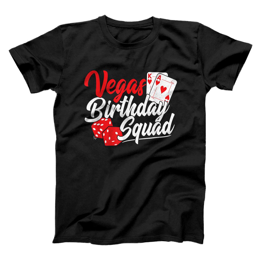 Personalized Las Vegas Birthday Party - Matching Vegas Birthday Squad T-Shirt