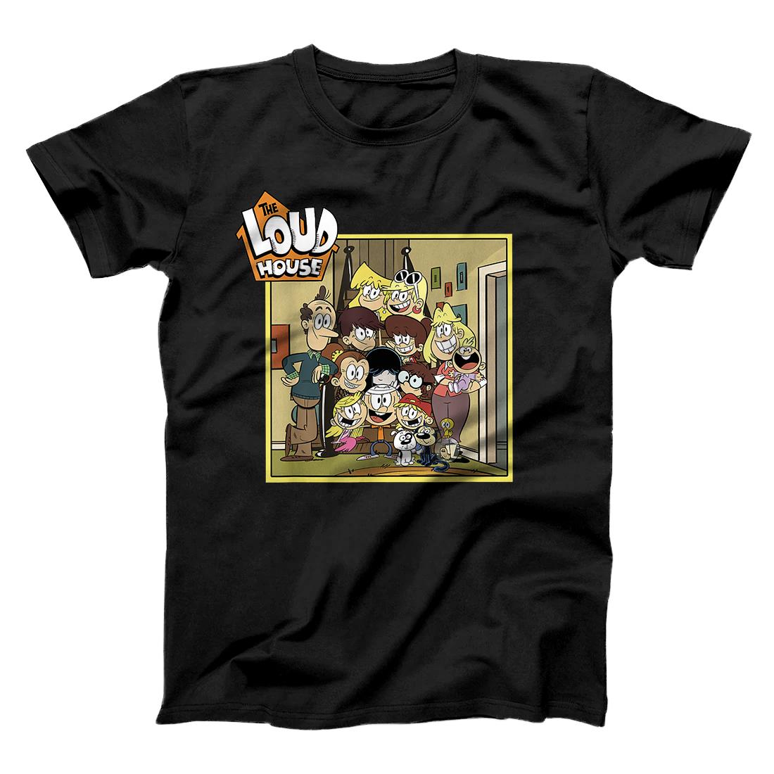 Personalized The Loud House Group Shot Framed Poster T-Shirt