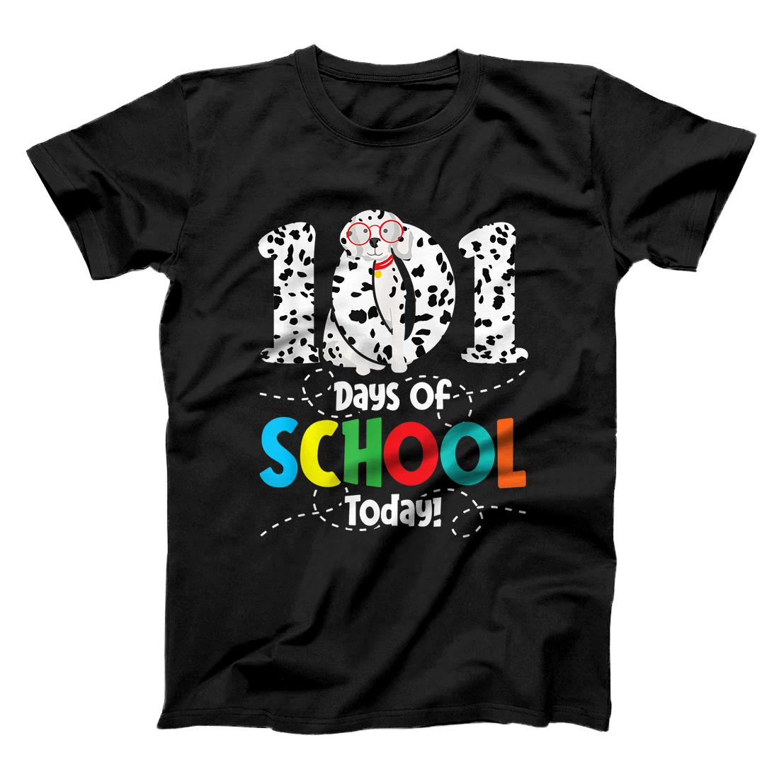 Personalized 101 Days Of School Today - Funny Pet Lover Dalmatian T-Shirt