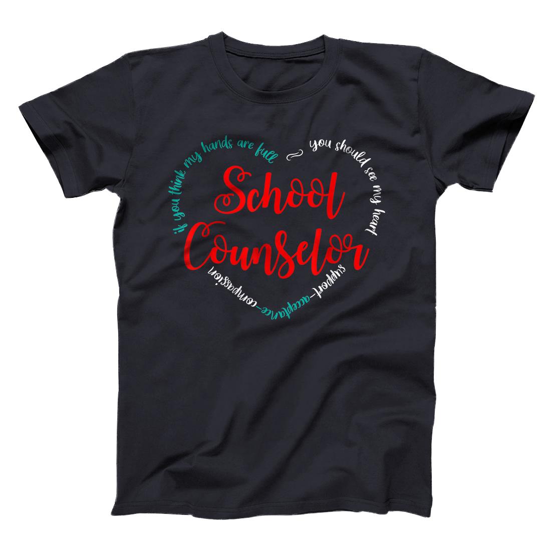 Personalized School Counselor Heart Counseling Appreciation Gift T ...