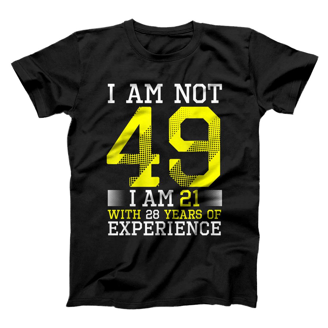 Personalized 49th Birthday Man Woman 49 Year Old Gift T-Shirt