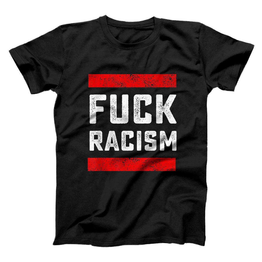 Personalized Fuck Racism Anti Racist T-Shirt