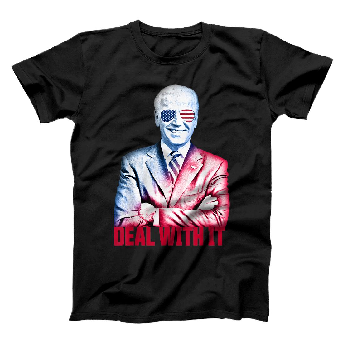 Personalized President Joe Biden Deal With It Funny Biden Inauguration T-Shirt