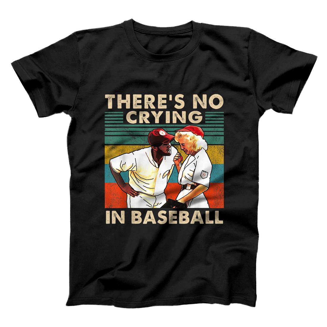Personalized There's No Crying In funny Baseball T Shirt T-Shirt