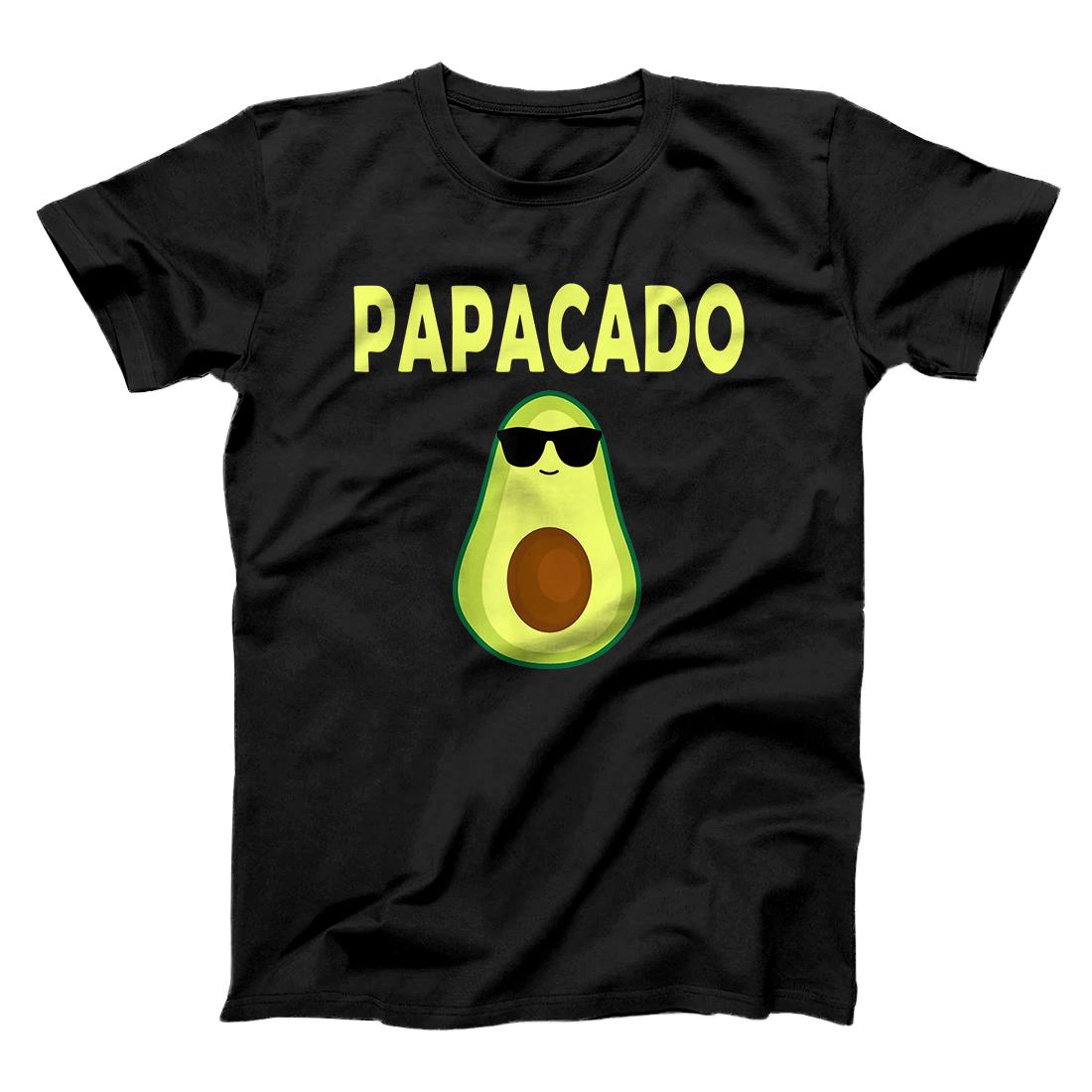 Personalized Papacado Funny Avocado Dad Father's Day Gift T-Shirt