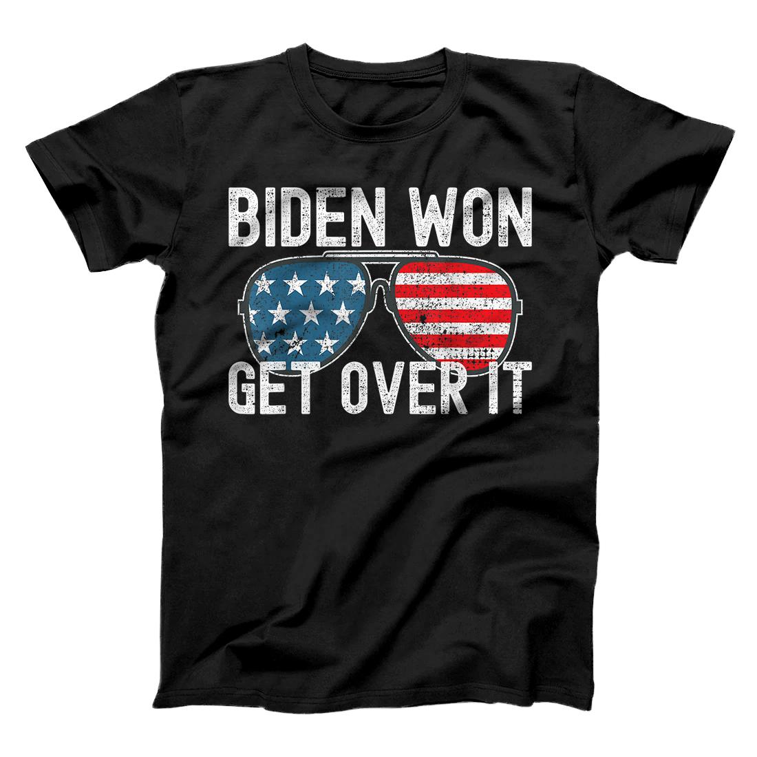 Personalized Biden Won Get Over It Patriotic Pro Joe Inauguration T-Shirt