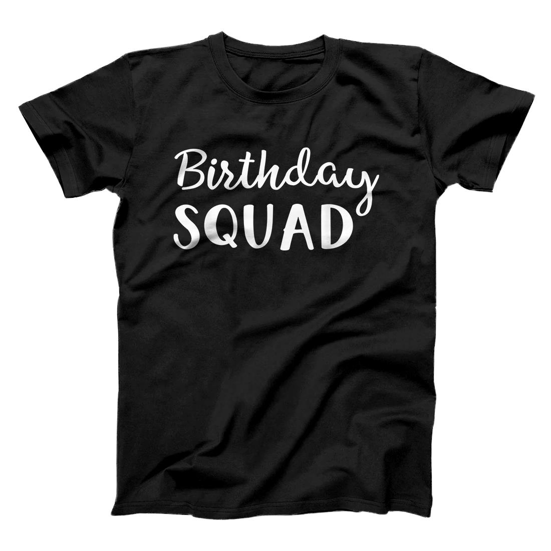 Personalized Birthday Squad Birthday Party T-Shirt