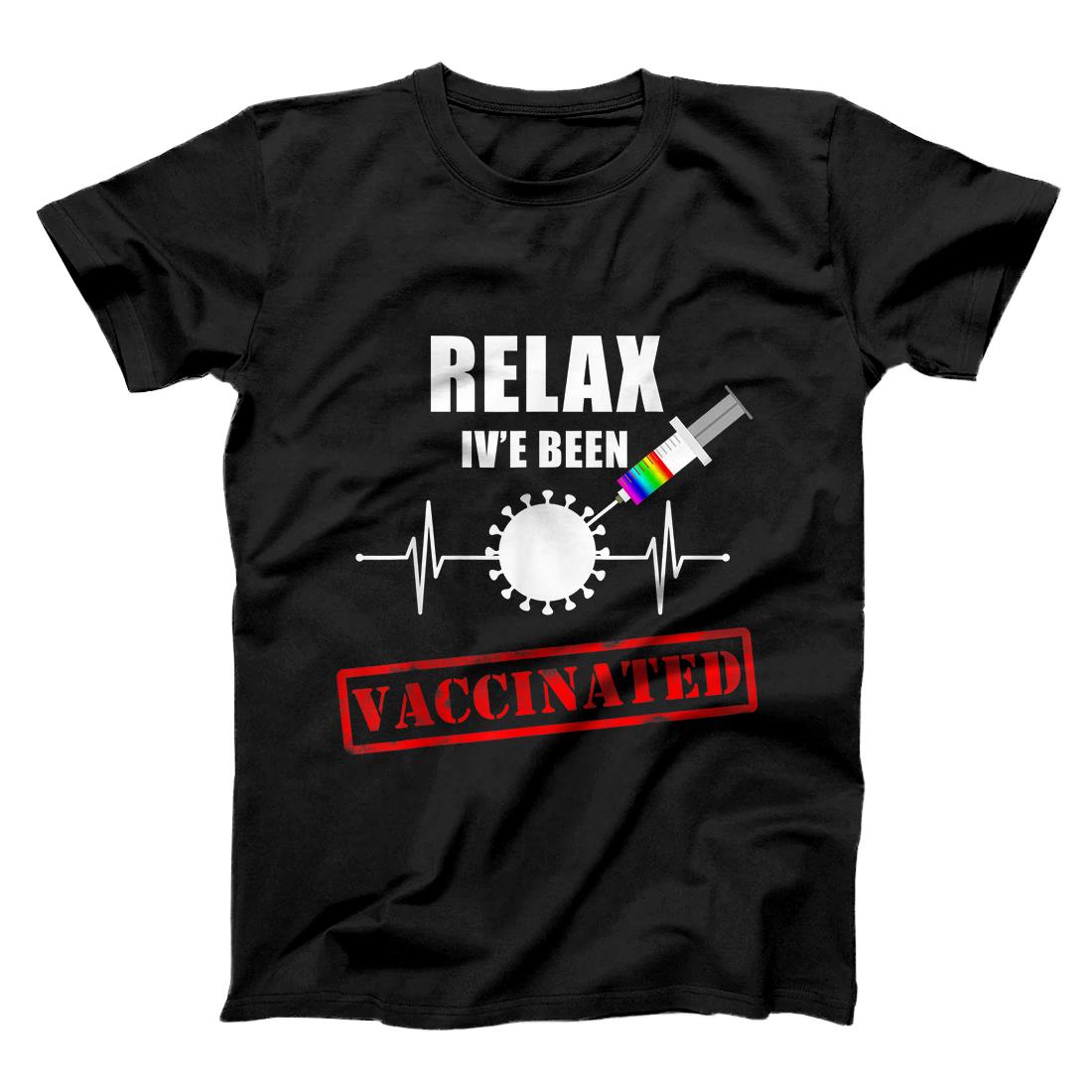 Personalized Relax I've Been Vaccinated T-Shirt