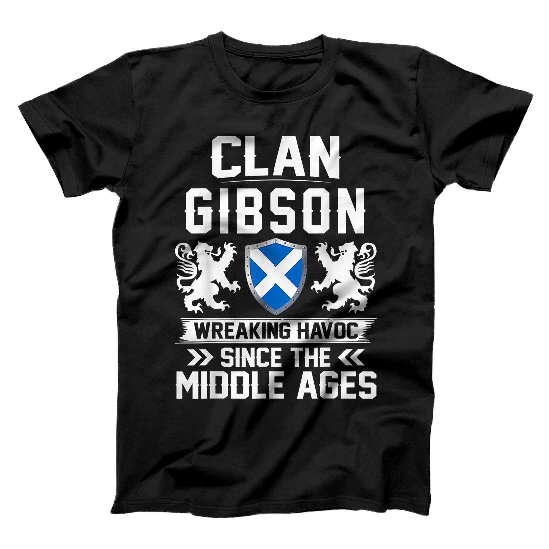 Clan GIBSON scottish family scotland mothers day fathers T-Shirt