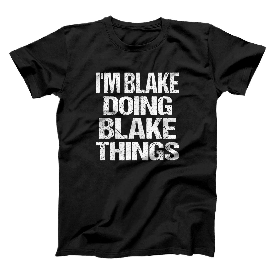 Personalized I'm Blake Doing Blake Things Vintage Personalized First Name T-Shirt