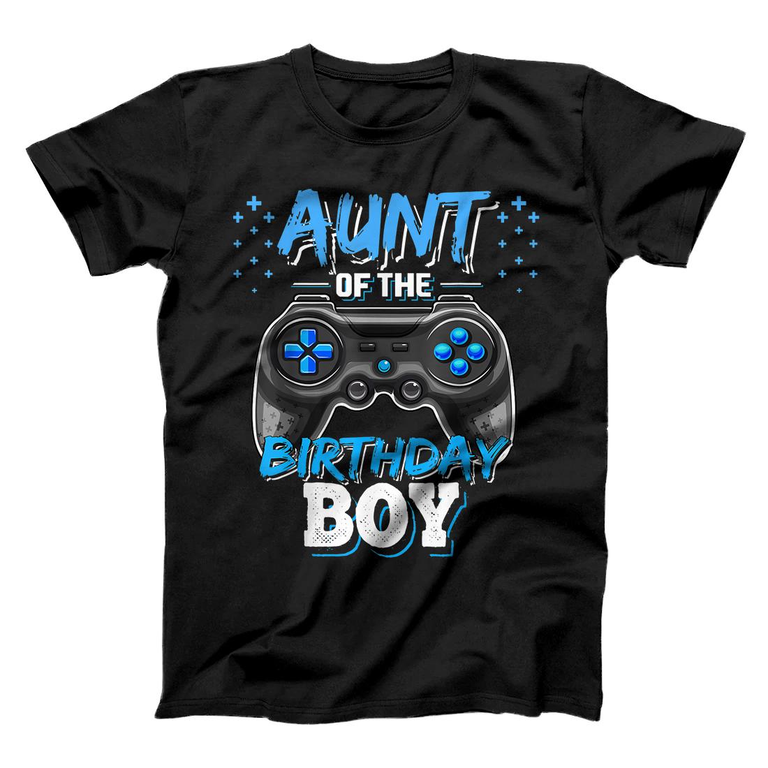 Aunt of the Birthday Boy Matching Video Game Birthday Gift T-Shirt