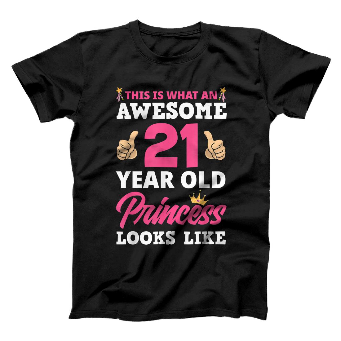 21st Birthday Women Funny 21 Years Old Birthday Gift Girls T-Shirt