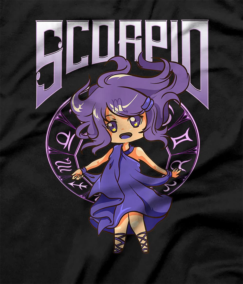 Scorpio Chibi Kawaii Anime Scoprion Girl T-Shirt - All Print AZ