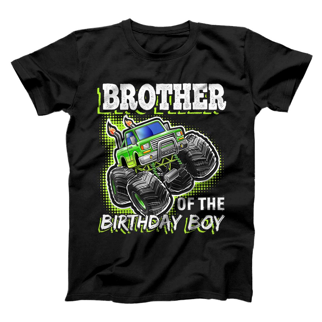 Brother of the Birthday Boy Monster Truck Birthday Gift T-Shirt