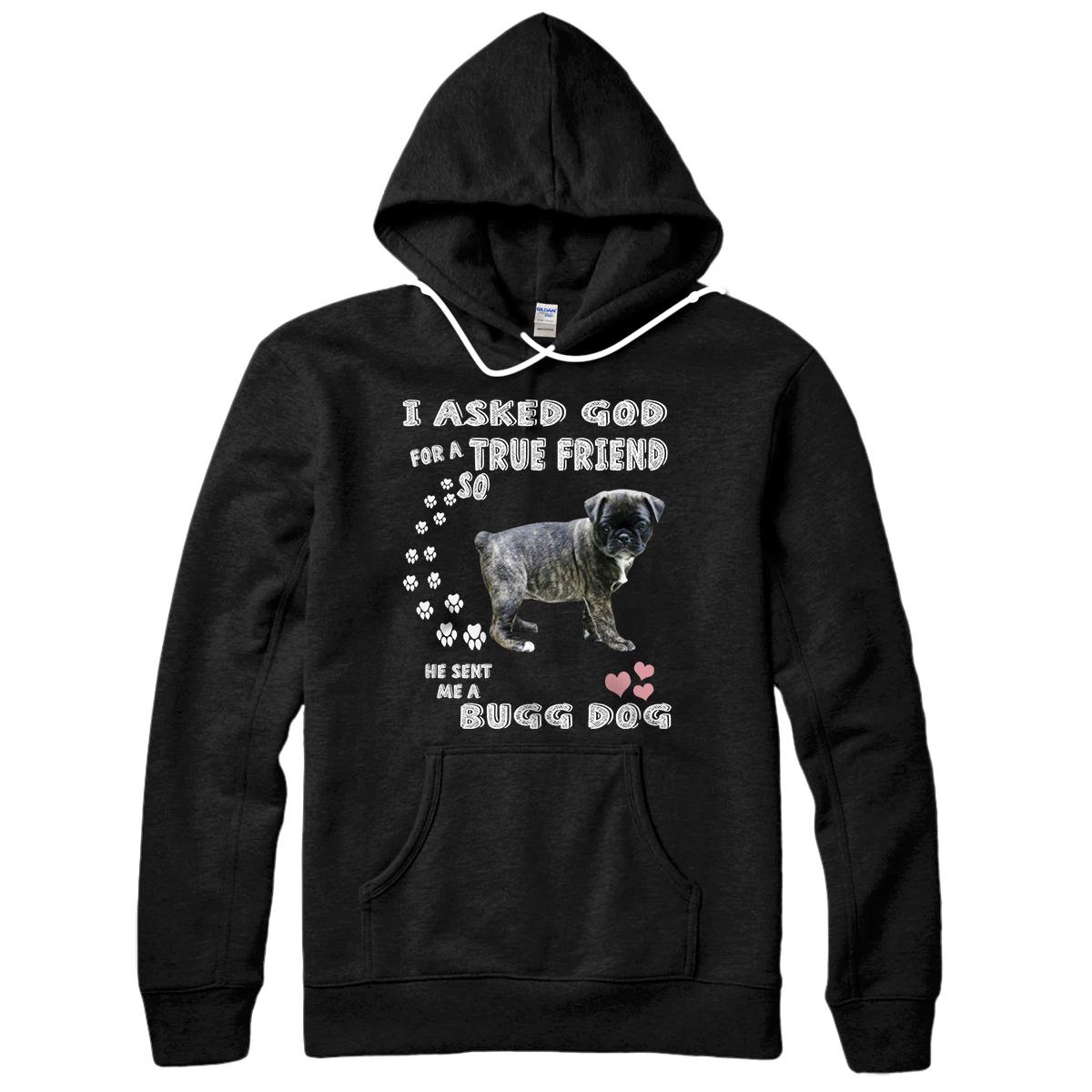 Bugg Gifts, Boston Terrier Pug, Pugin Dog Mom Dad, Cute Bugg Pullover Hoodie