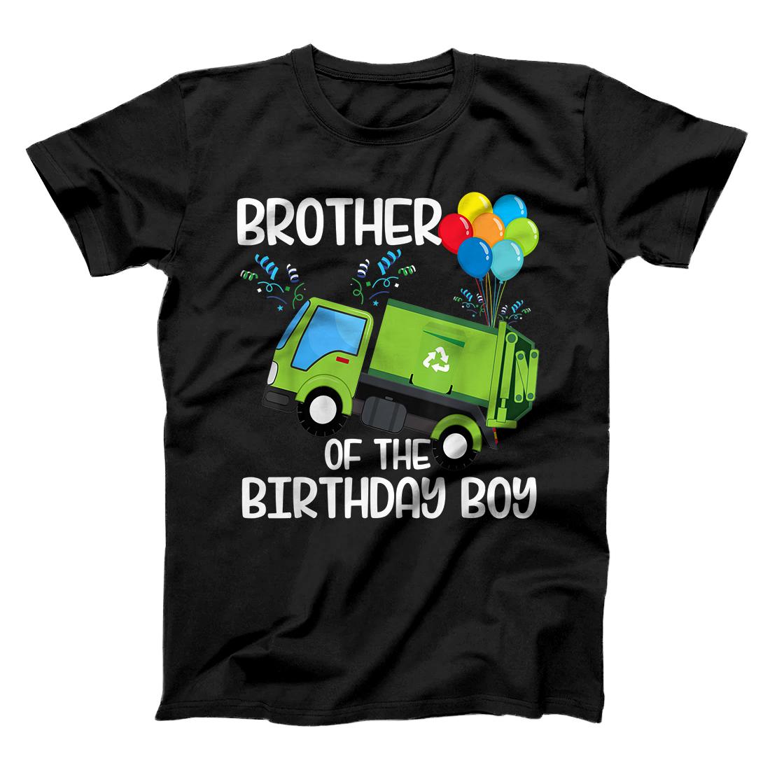 Brother Of The Birthday Boy Garbage Truck Birthday Party T-Shirt