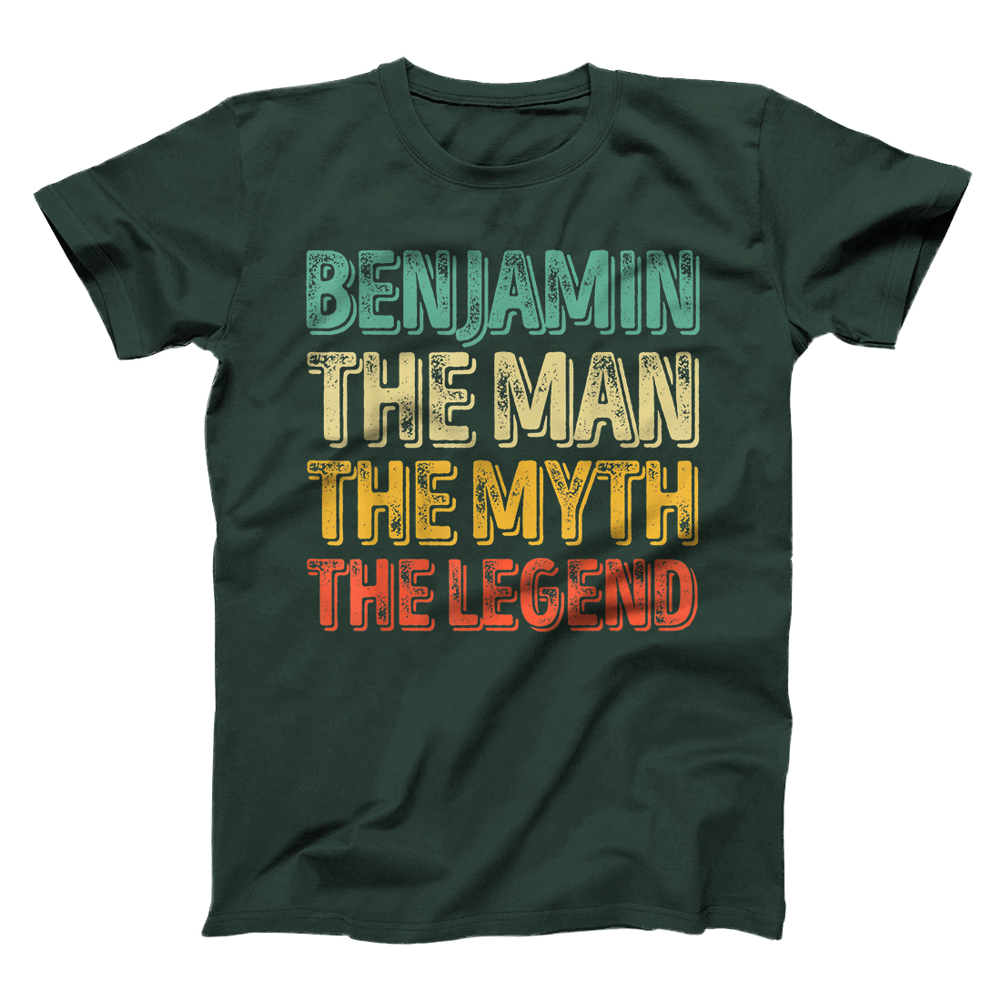 Personalized Benjamin The Man The Myth The Legend Shirt First Name T ...