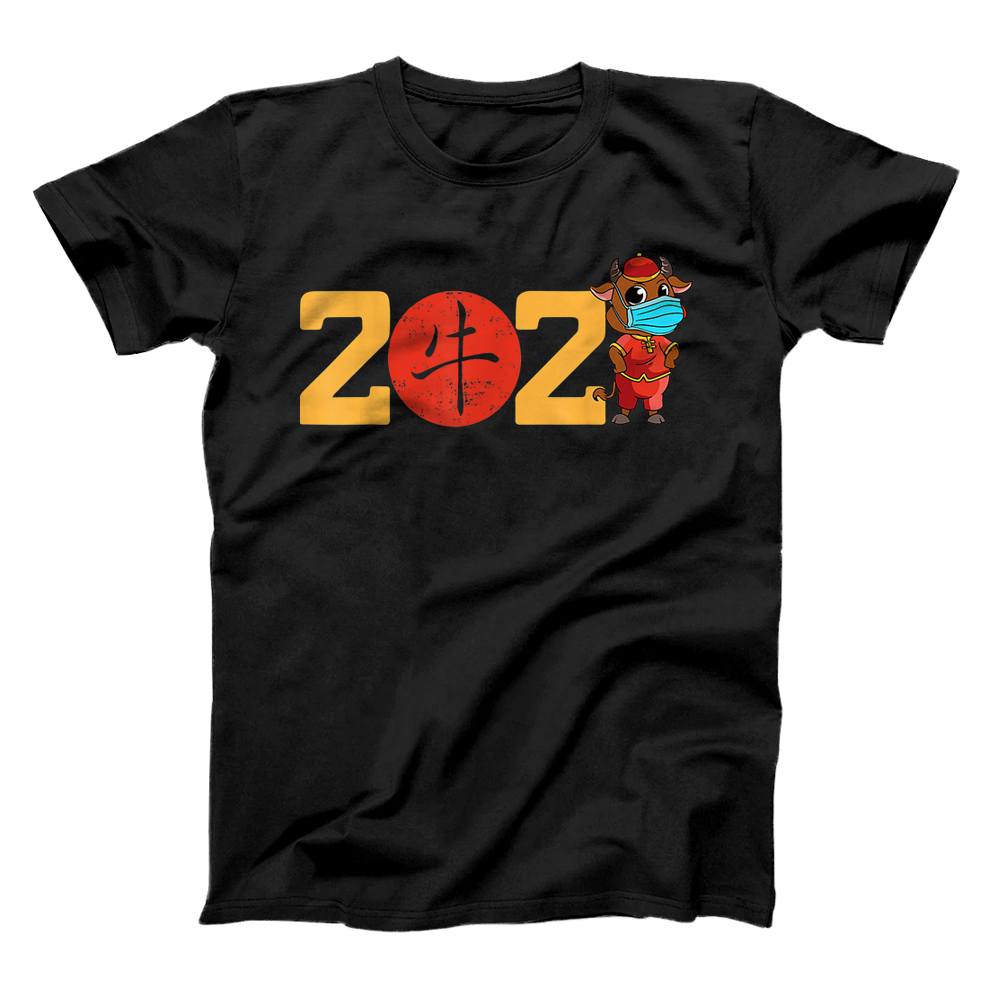 Personalized 2021 Chinese New Year Ox Zodiac Horoscope T-Shirt