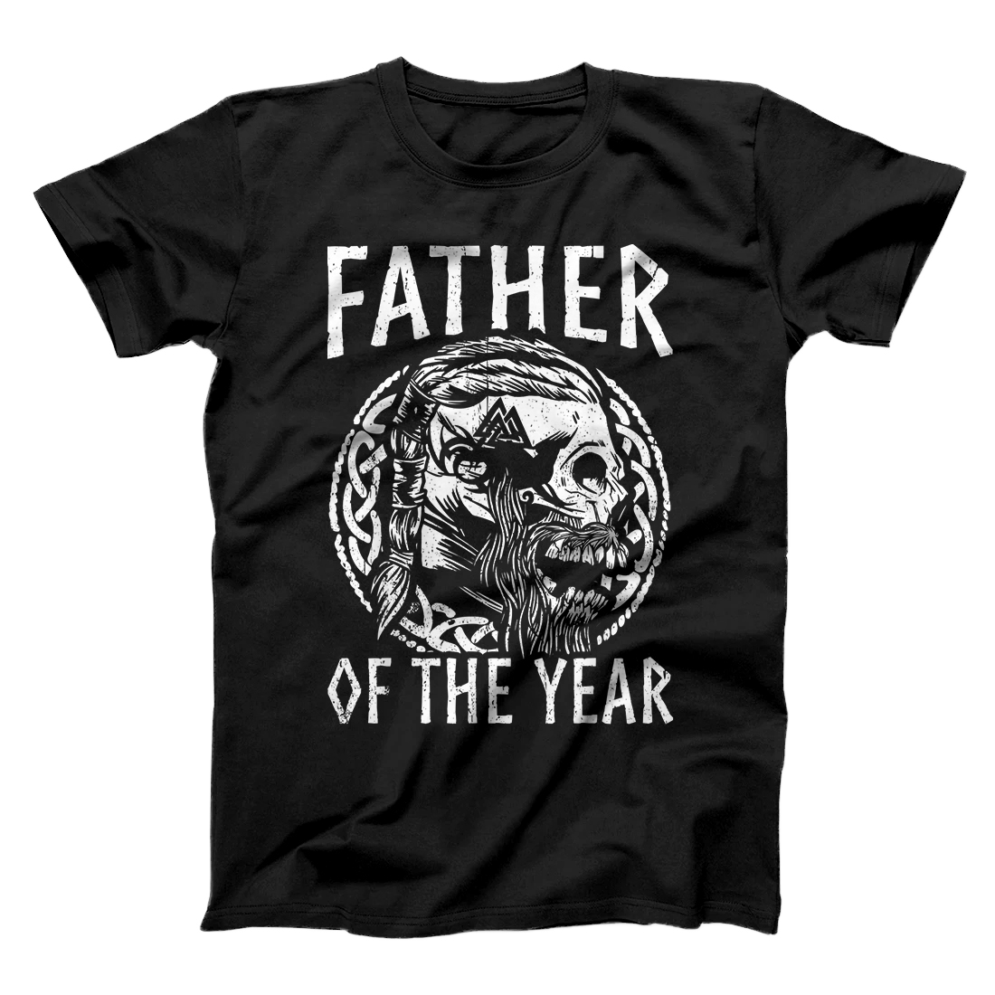 Personalized Mens Father Of The Year Father's Day Northman Viking Gift T-Shirt