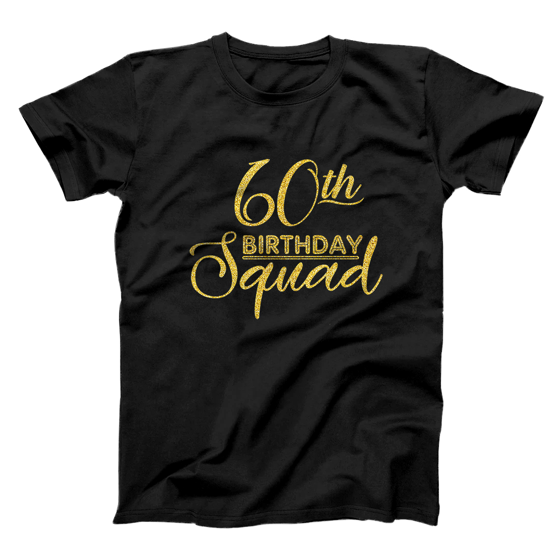 60th Birthday Squad Party Birthday Bday Yellow Gold Birthday Premium T-Shirt