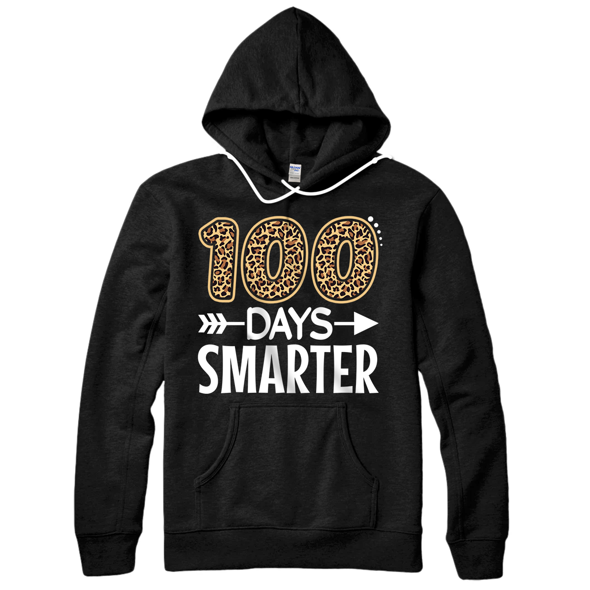 Personalized 100 Days Smarter Teacher or Student Gift 100th Day of school Pullover Hoodie