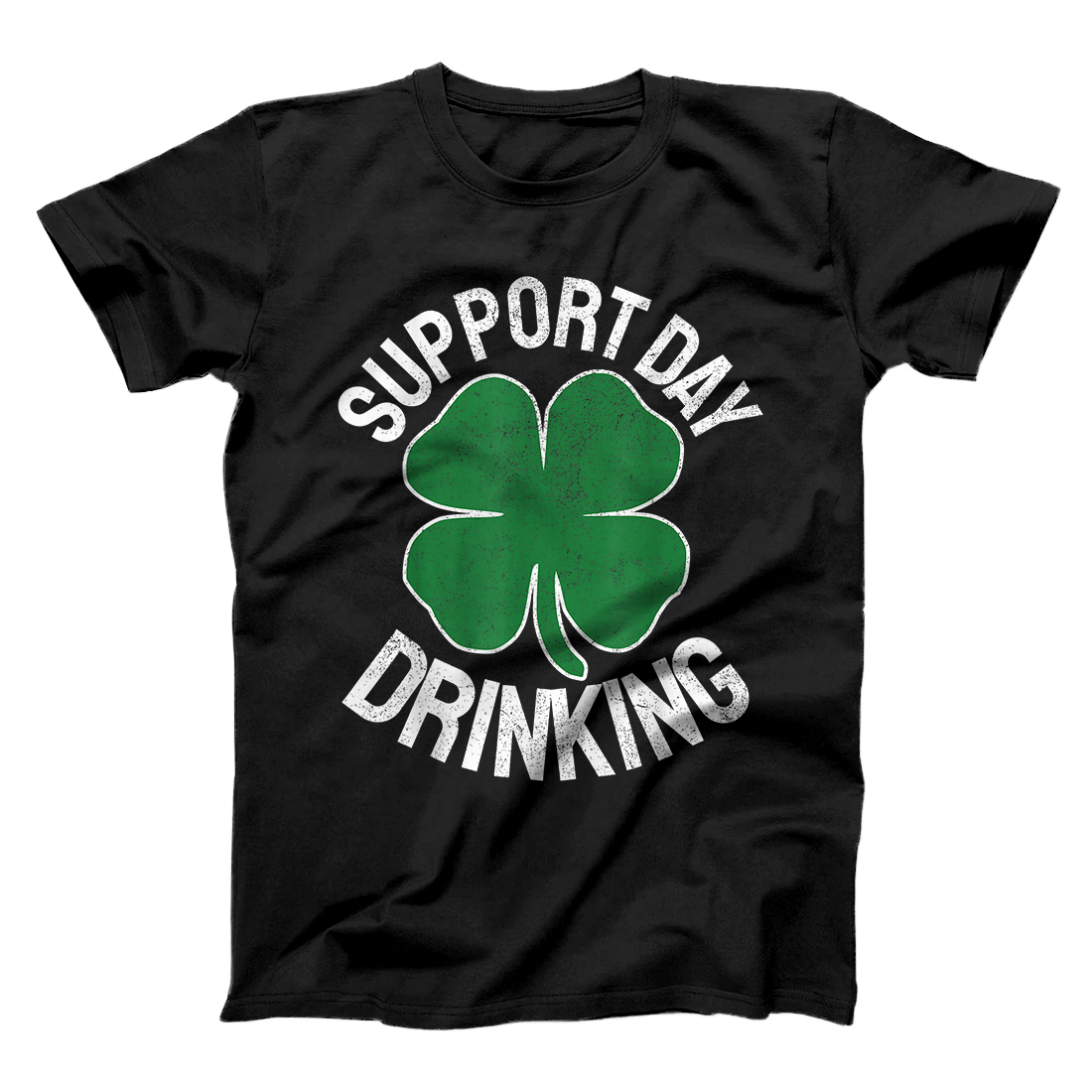 Support Day Drinking Shamrock St. Patrick's Day Beer Drunk T-Shirt