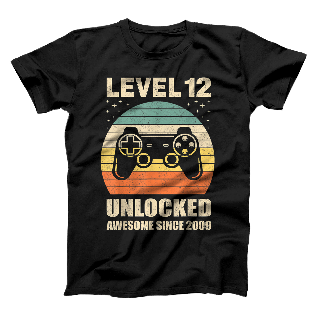 Level 12 Unlocked Awesome 2009 Video Game 12th Birthday Gift T-Shirt