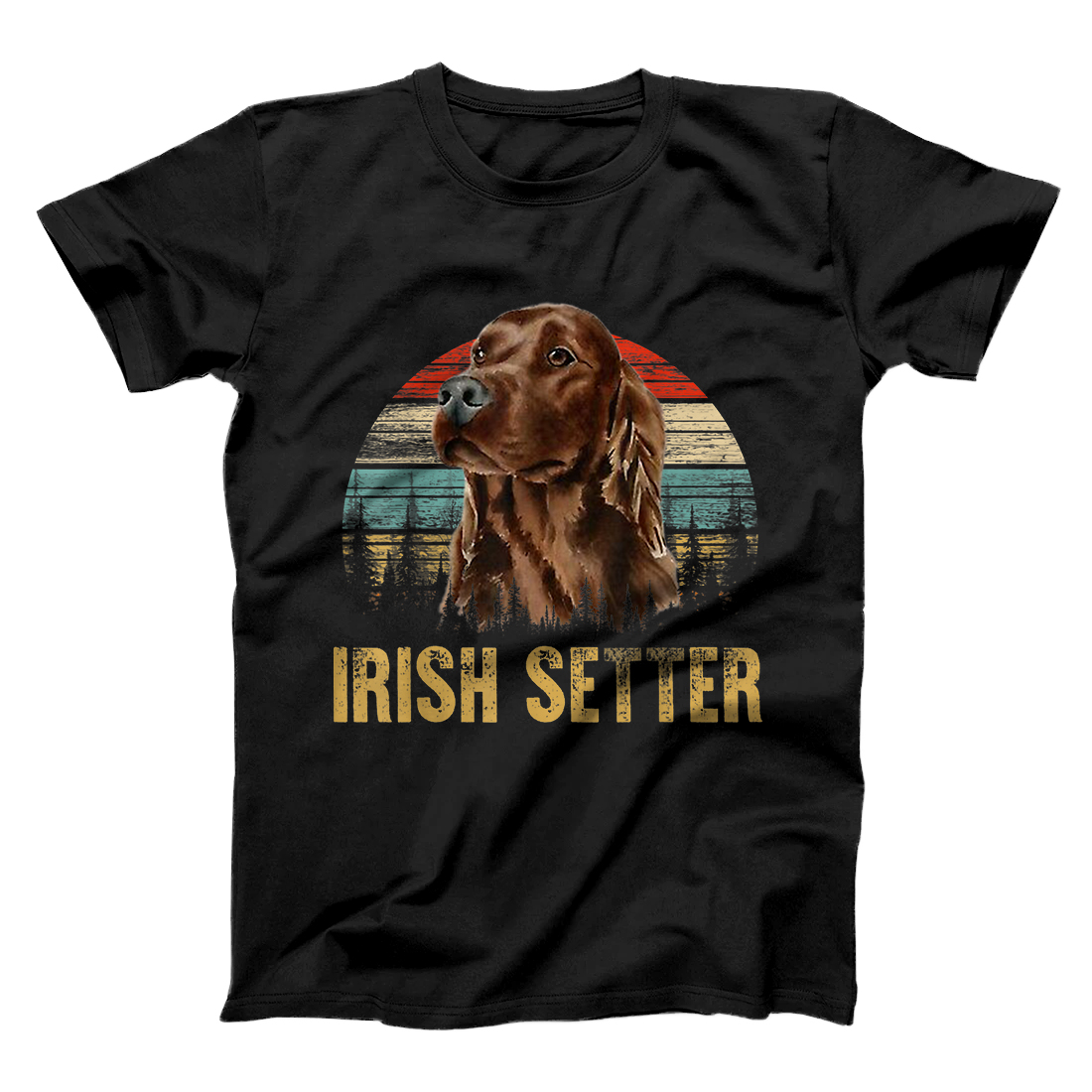 Retro Vintage Irish Setter Dog Lover Gifts T-Shirt