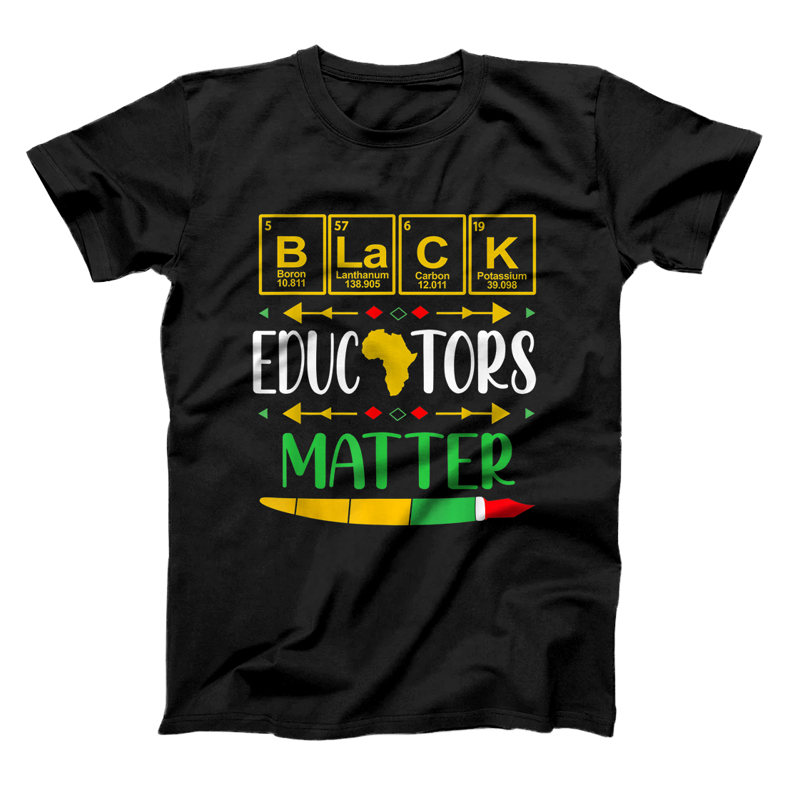 black educator t shirt