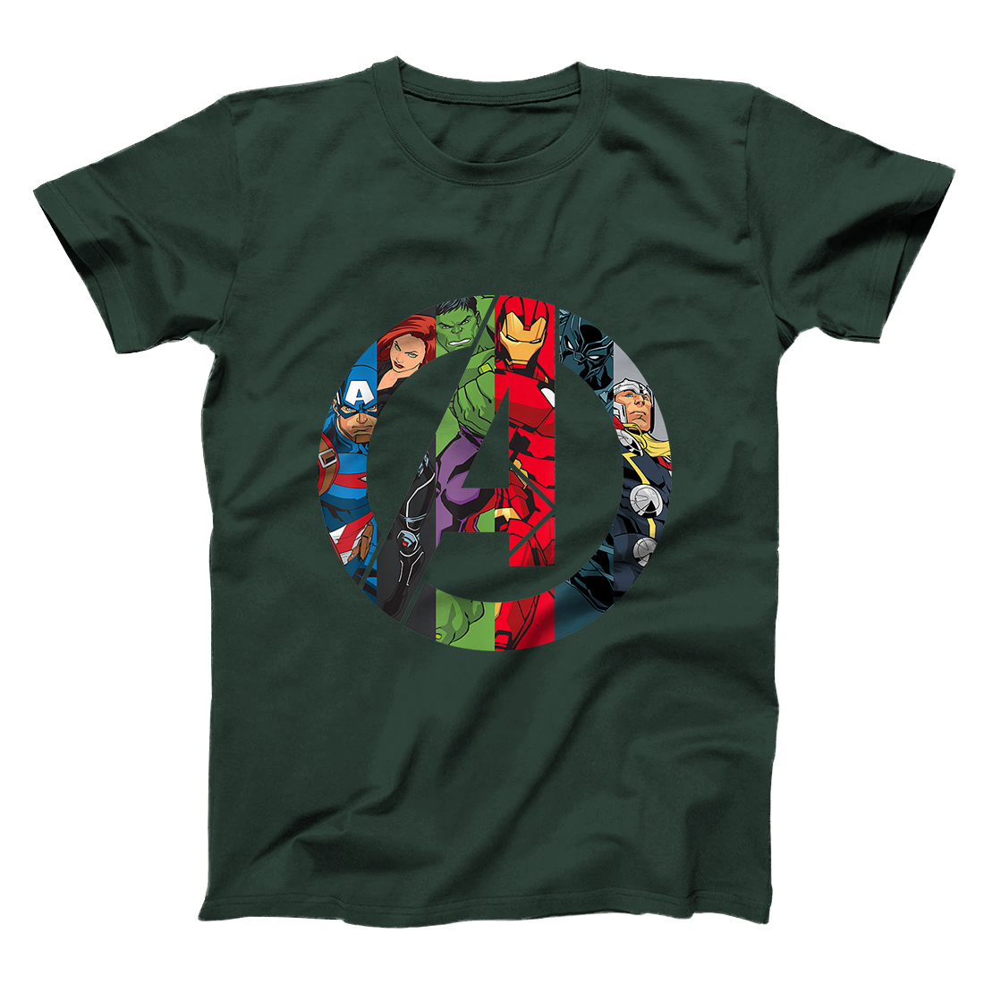 Personalized Avengers A Logo T-Shirt - All Star Shirt