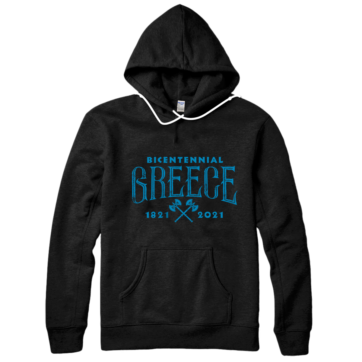 Personalized Greek Pride Gift War of Independence Bicentennial Greece Pullover Hoodie