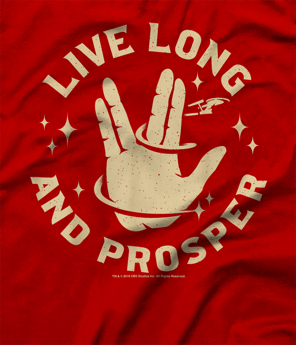 live long and prosper t shirt