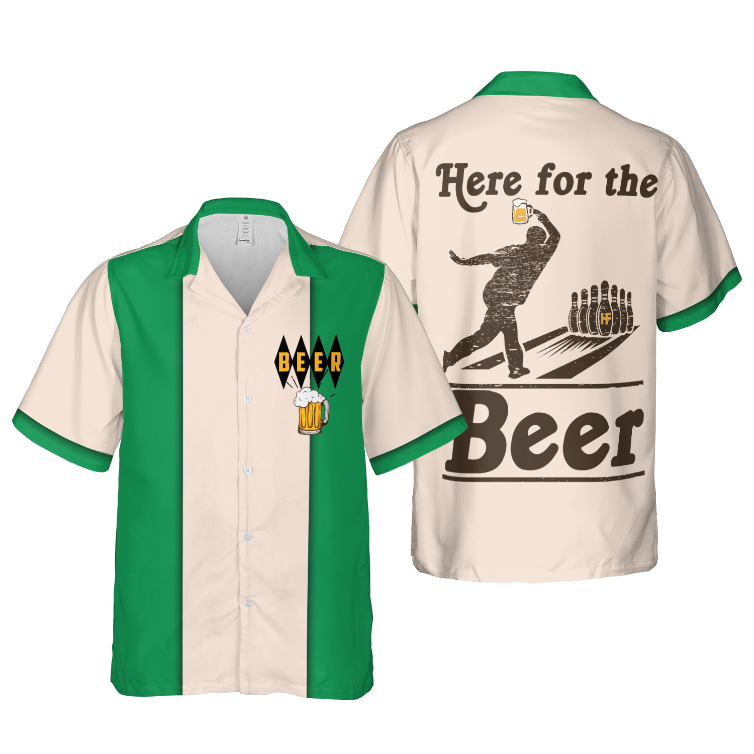 Personalized Bowling Hawaiian Shirt For Men, Women