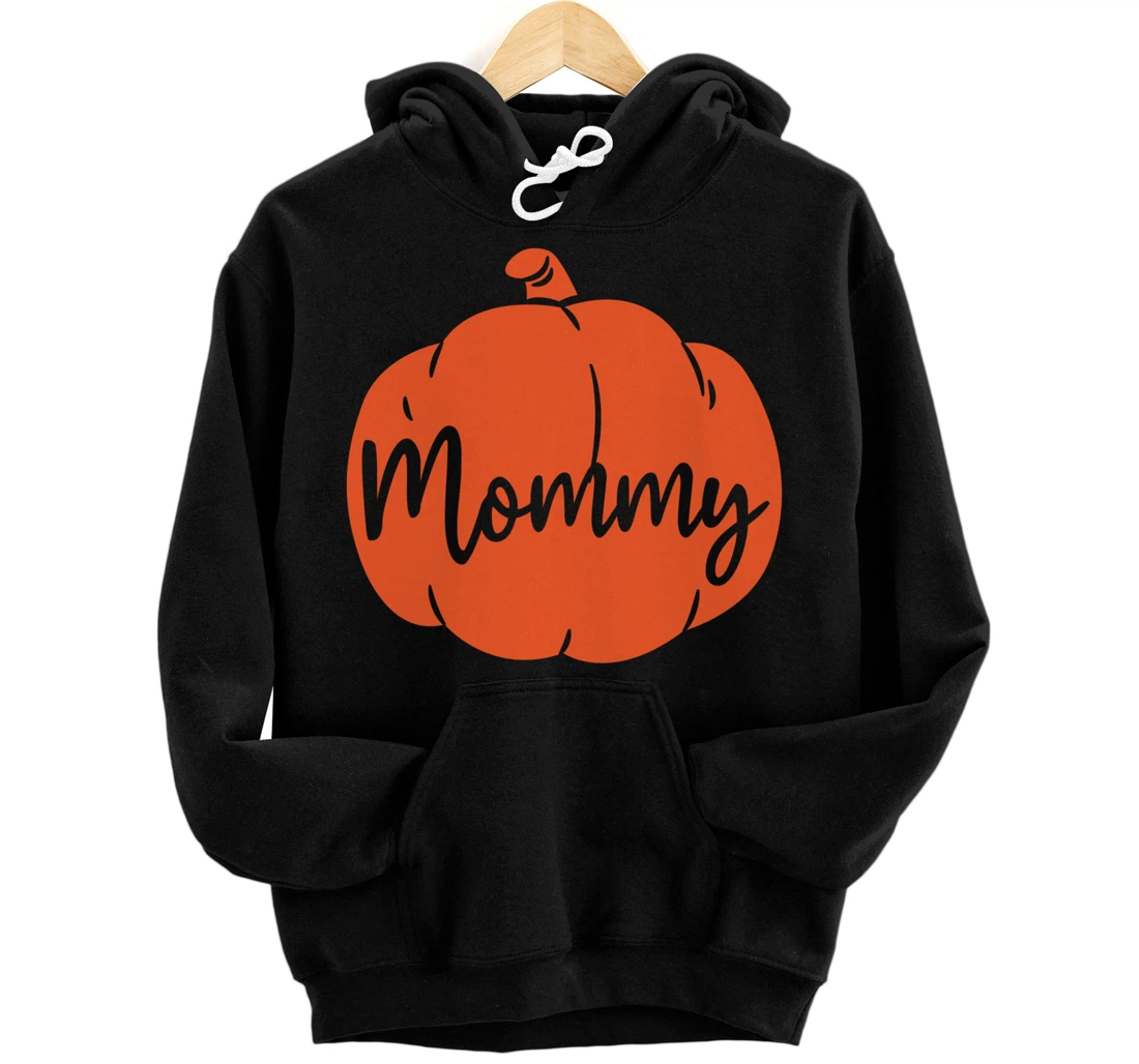 Personalized Pumpkin Mommy Mother Matching Family Halloween Pullover Hoodie