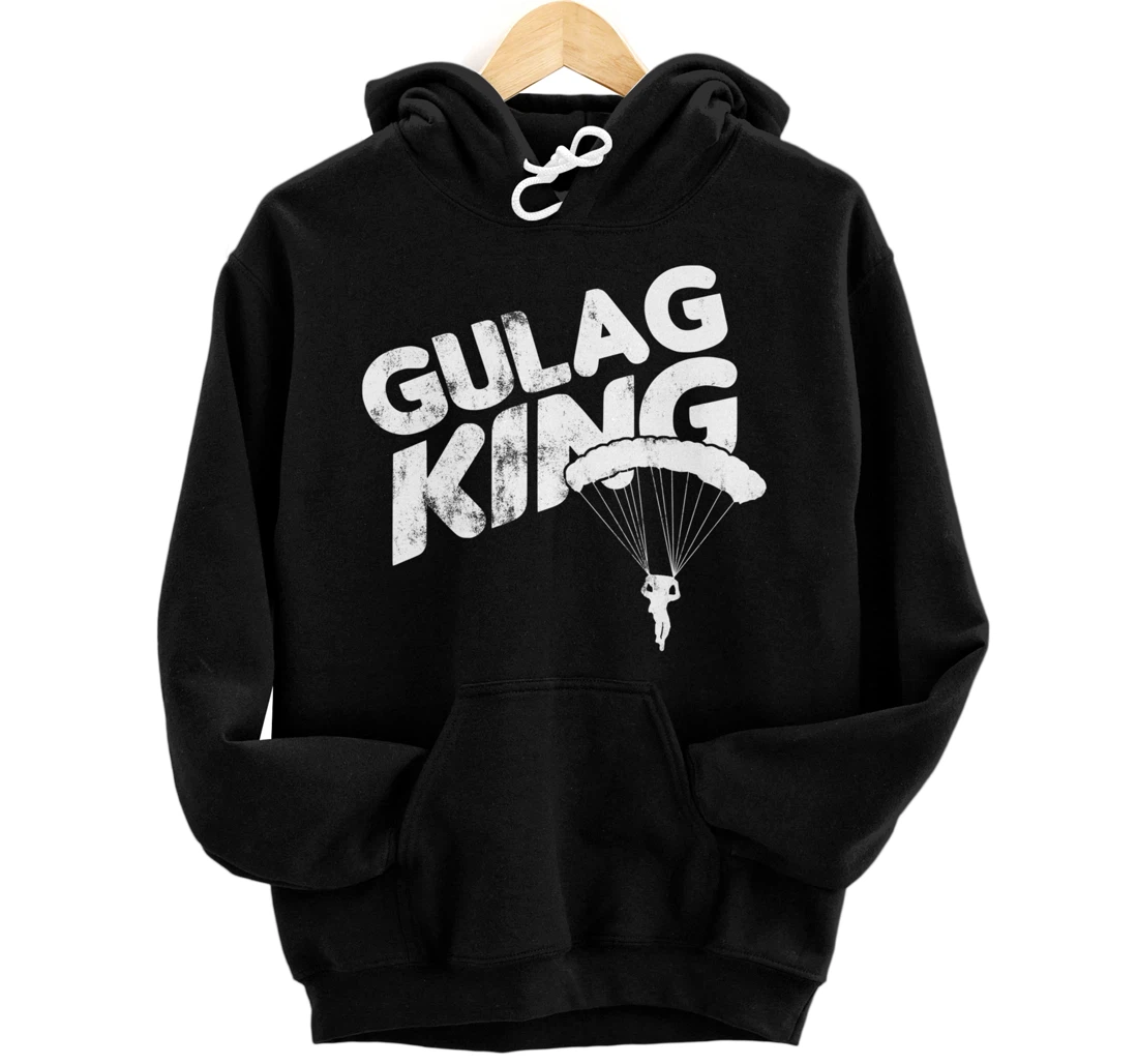 Personalized Gulag King Gaming Meme Pullover Hoodie