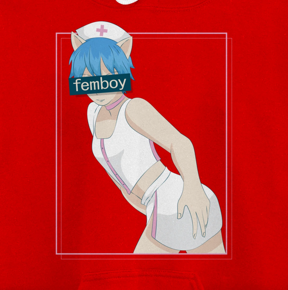 Femboy Nurse Anime Boy Neko Gay Crossdressing Aesthetic A-Line Dress for  Sale by eaedith33