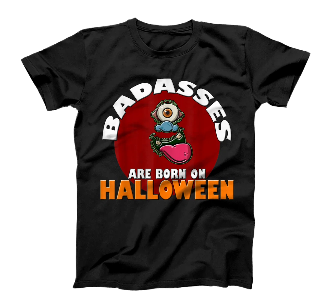 Badasses Are Born On Halloween Halloween Costume Party T-Shirt, Women T-Shirt