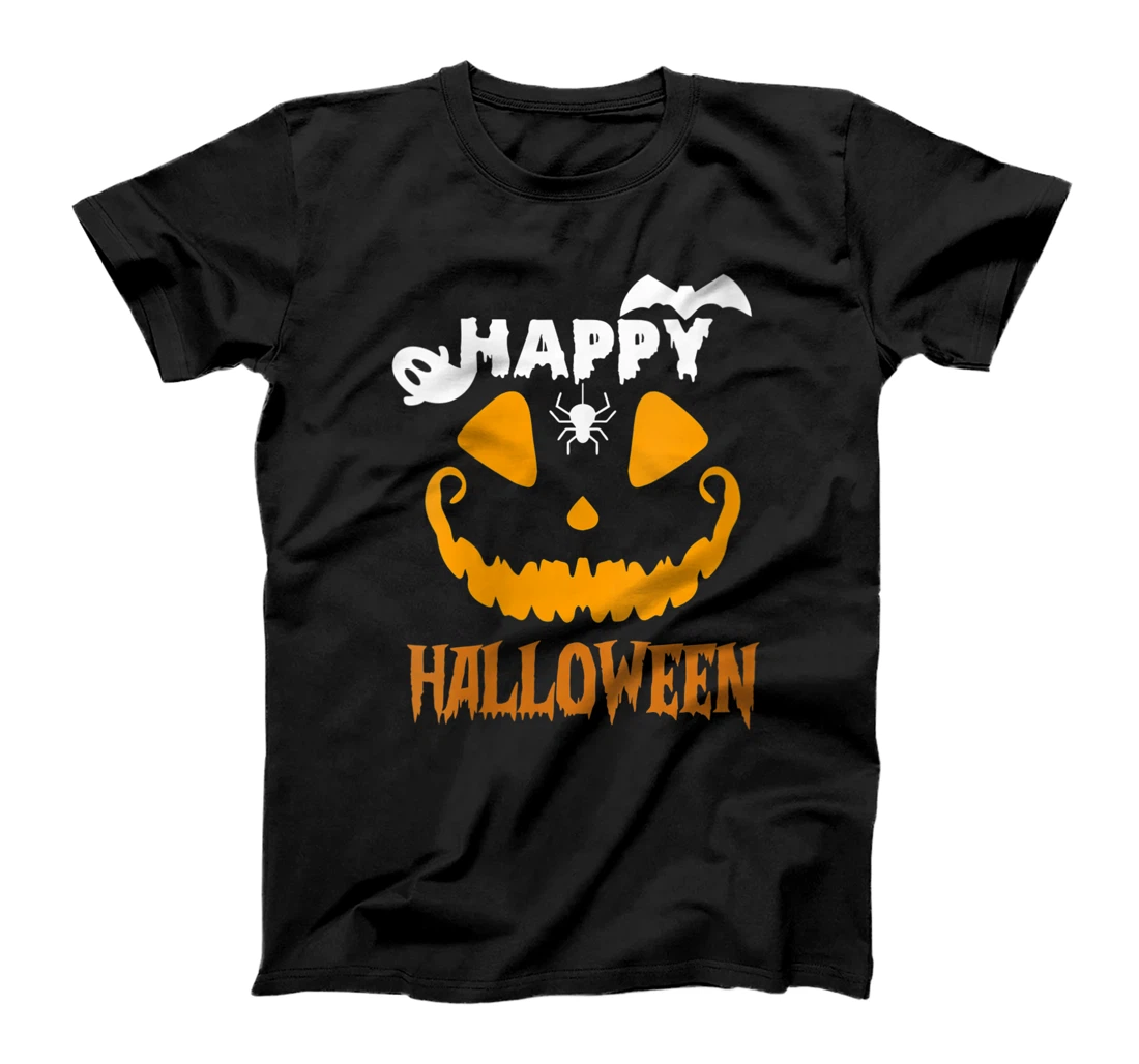 Womens Happy Halloween Halloween T-Shirt, Women T-Shirt