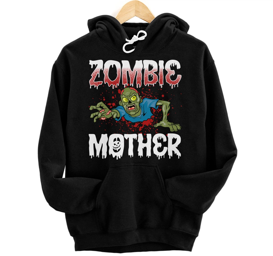 Personalized Zombie Mother Matching Family Halloween Pullover Hoodie